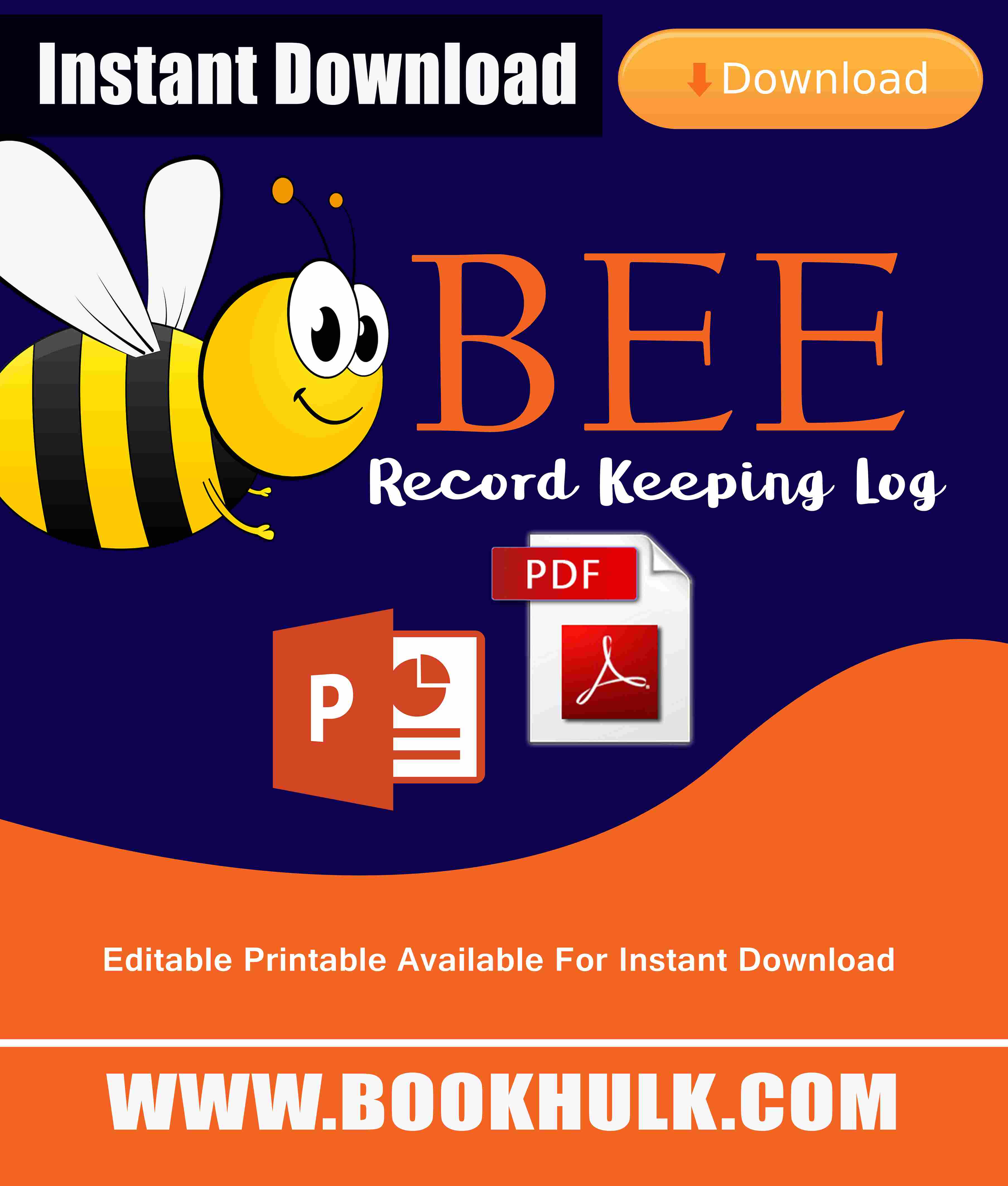 Printable Beekeeping Record Keeping Book